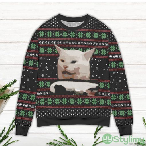 Smudge The Cat Ugly Christmas Sweater Product Photo 2