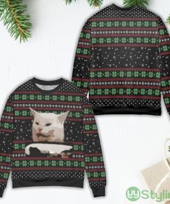 Smudge The Cat Ugly Christmas Sweater Product Photo 1