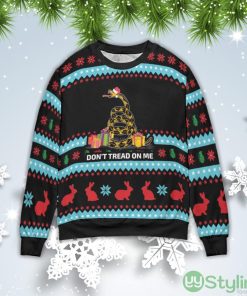 Snake Don’t Tread On Me Christmas Gift Ugly Christmas Sweater Product Photo 1