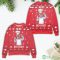 The Swedish Chef Vert Der Ferk The Muppet Show Snowflake Pattern Ugly Christmas Sweater Product Photo 2