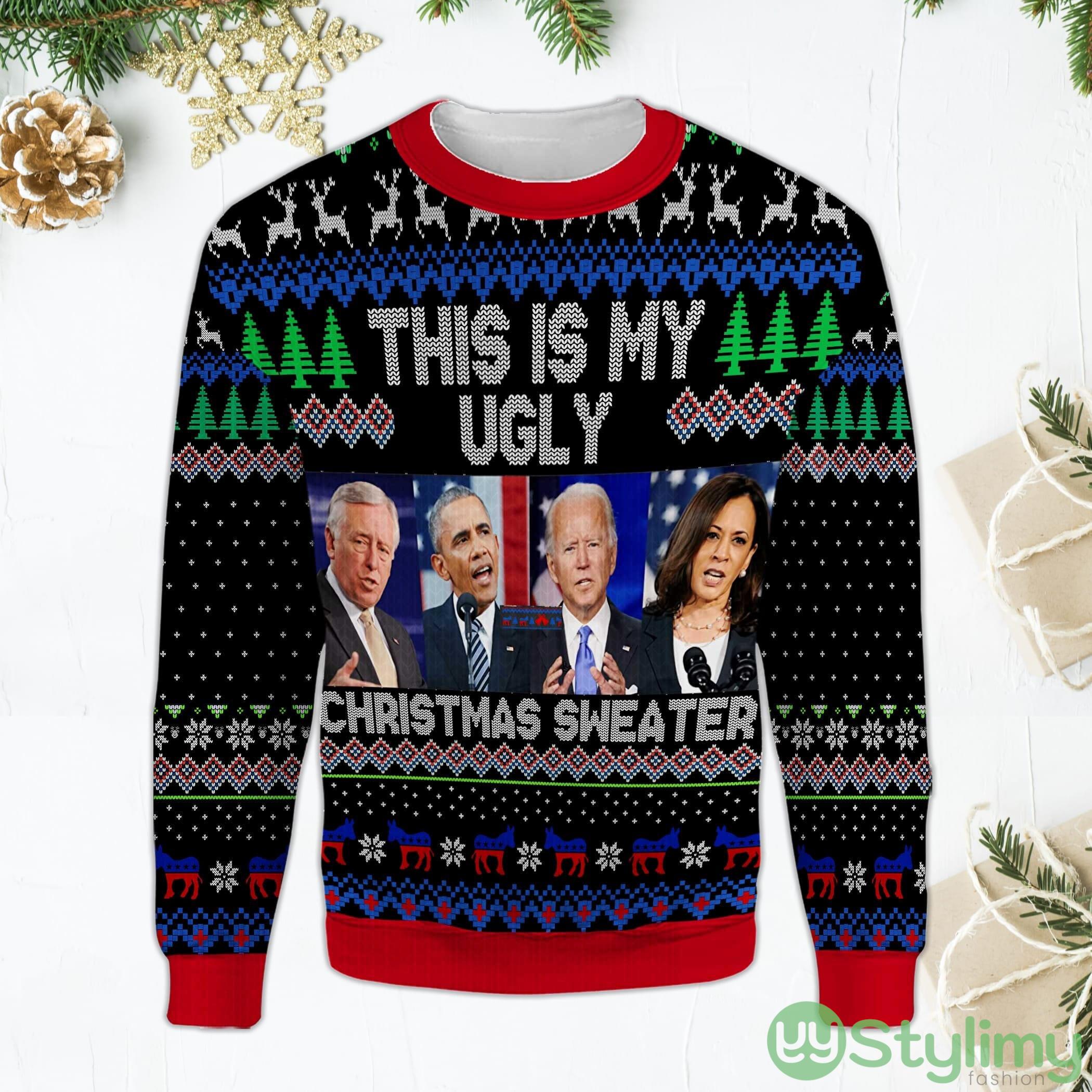 This Is My Ugly Christmas Sweater Anit-Biden Black Ugly Christmas Sweater 4 This Is My Ugly Christmas Sweater Anit-Biden Black Ugly Christmas Sweater Product Photo 1