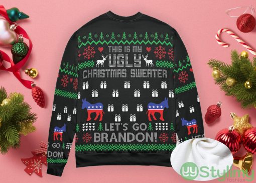 This Is My Ugly Christmas Sweater Joe Biden Let’s Go Brandon Guly Christmas Sweater