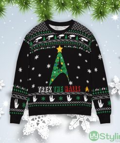 Trek The Halls Christmas Gift Ugly Christmas Sweater Product Photo 1