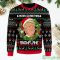 Trump Merry Christmas Snowflake Funny Laurel Wreath Trump Black Ugly Christmas Sweater 5 Trump Merry Christmas Snowflake Funny Laurel Wreath Trump Black Ugly Christmas Sweater Product Photo 2