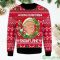 Trump Merry Christmas Snowflake Funny Laurel Wreath Trump Ugly Christmas Sweater Product Photo 2