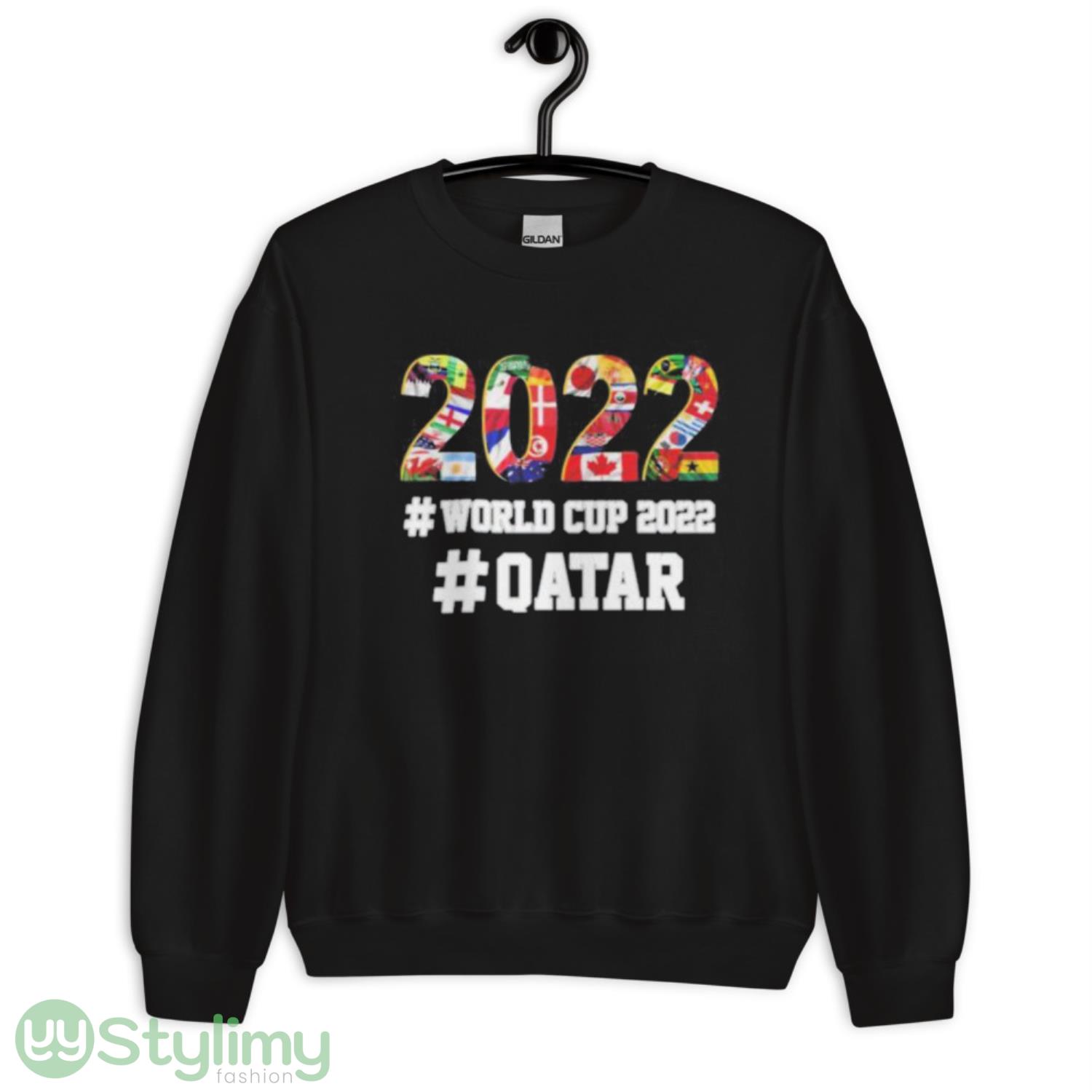 2022 World Cup Qatar All Team Flag Shirt 9 2022 World Cup Qatar All Team Flag Shirt - Unisex Crewneck Sweatshirt
