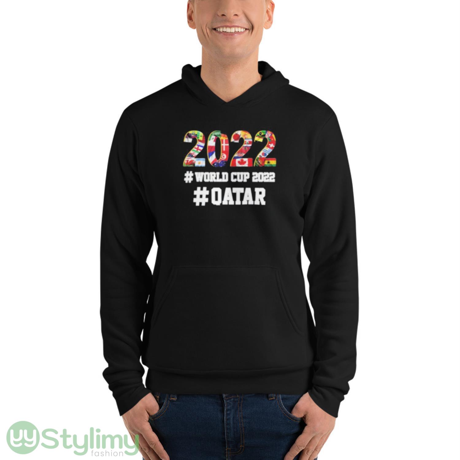 2022 World Cup Qatar All Team Flag Shirt 4 2022 World Cup Qatar All Team Flag Shirt - Unisex Fleece Pullover Hoodie