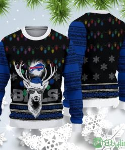 Buffalo Bills Christmas Reindeer Ugly Christmas Sweater Product Photo 1