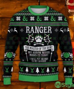 Classes Ranger The MAster Of The Hunt Ugly Christmas Sweater Product Photo 1