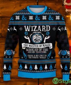 Classes Wizard The Master Of Magic Ugly Christmas Sweater Product Photo 1