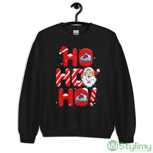 Colorado Avalanche NHL Hockey Ho Ho Ho Santa Claus Merry Christmas Shirt - Unisex Crewneck Sweatshirt