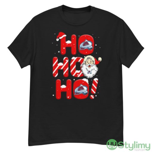 Colorado Avalanche NHL Hockey Ho Ho Ho Santa Claus Merry Christmas Shirt - G500 Men’s Classic T-Shirt