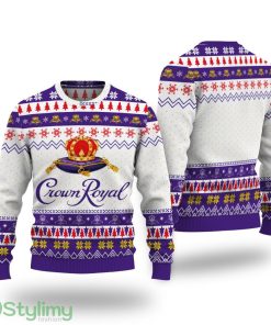 Crown Royal Whiskey Ugly Christmas Sweater Crown Royal Sweater For Lover Product Photo 1