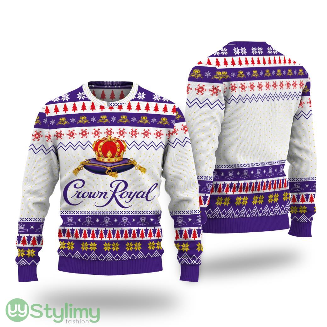 Crown Royal Whiskey Ugly Christmas Sweater Crown Royal Sweater For Lover 3 Crown Royal Whiskey Ugly Christmas Sweater Crown Royal Sweater For Lover Product Photo 1