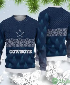 Dallas Cowboys Christmas Pattern Ugly Christmas Sweater Product Photo 1