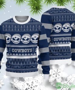 Dallas Cowboys Christmas Reindeer Pattern Ugly Christmas Sweater Product Photo 1