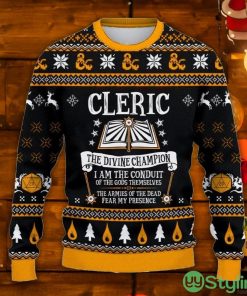 Dnd Classes Collection Ugly Christmas Sweater Product Photo 1