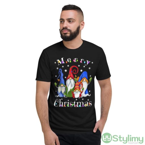 Gnome Christmas Pajamas Garden Gnome Merry Christmas Shirt - Short Sleeve T-Shirt