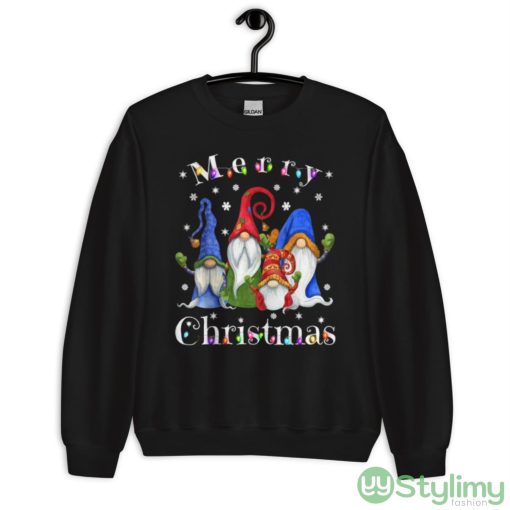 Gnome Christmas Pajamas Garden Gnome Merry Christmas Shirt - Unisex Crewneck Sweatshirt