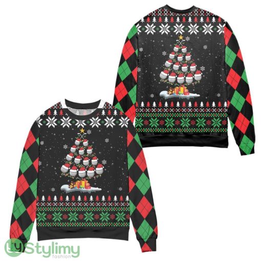 Golf Christmas Tree Snow Ugly Christmas Sweater
