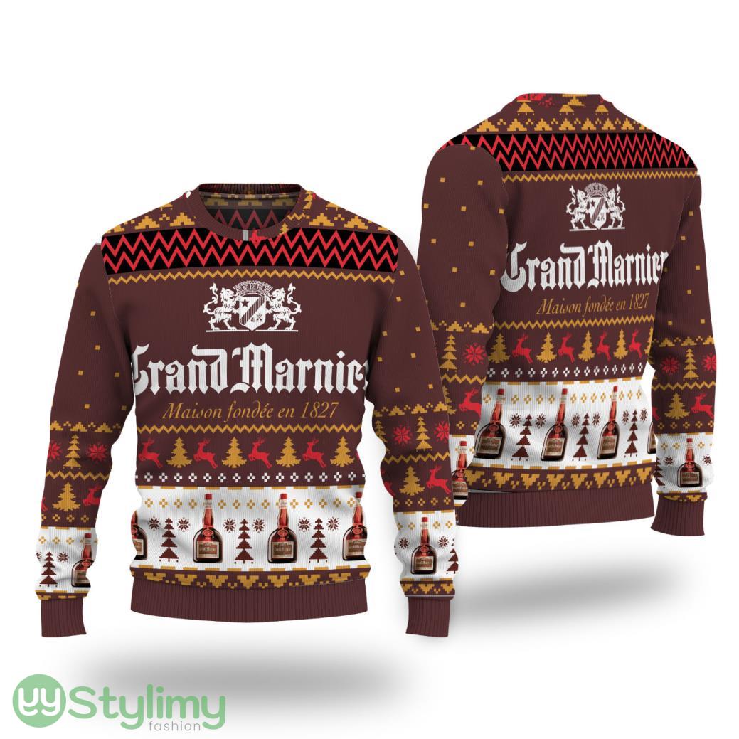 Grand Marnier Maison Fondee En 1827 Christmas Sweater 3 Grand Marnier Maison Fondee En 1827 Christmas Sweater Product Photo 1