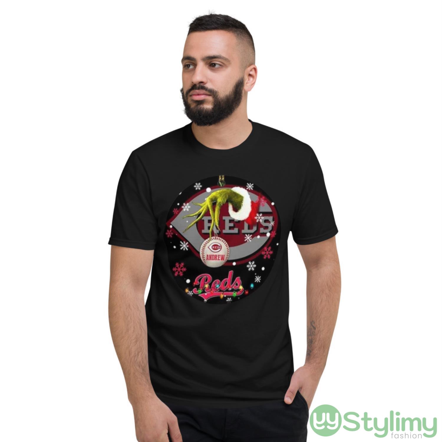 Grinch Cincinnati Reds Christmas Ceramic Grinch Christmas Shirt 10 Grinch Cincinnati Reds Christmas Ceramic Grinch Christmas Shirt - Short Sleeve T-Shirt