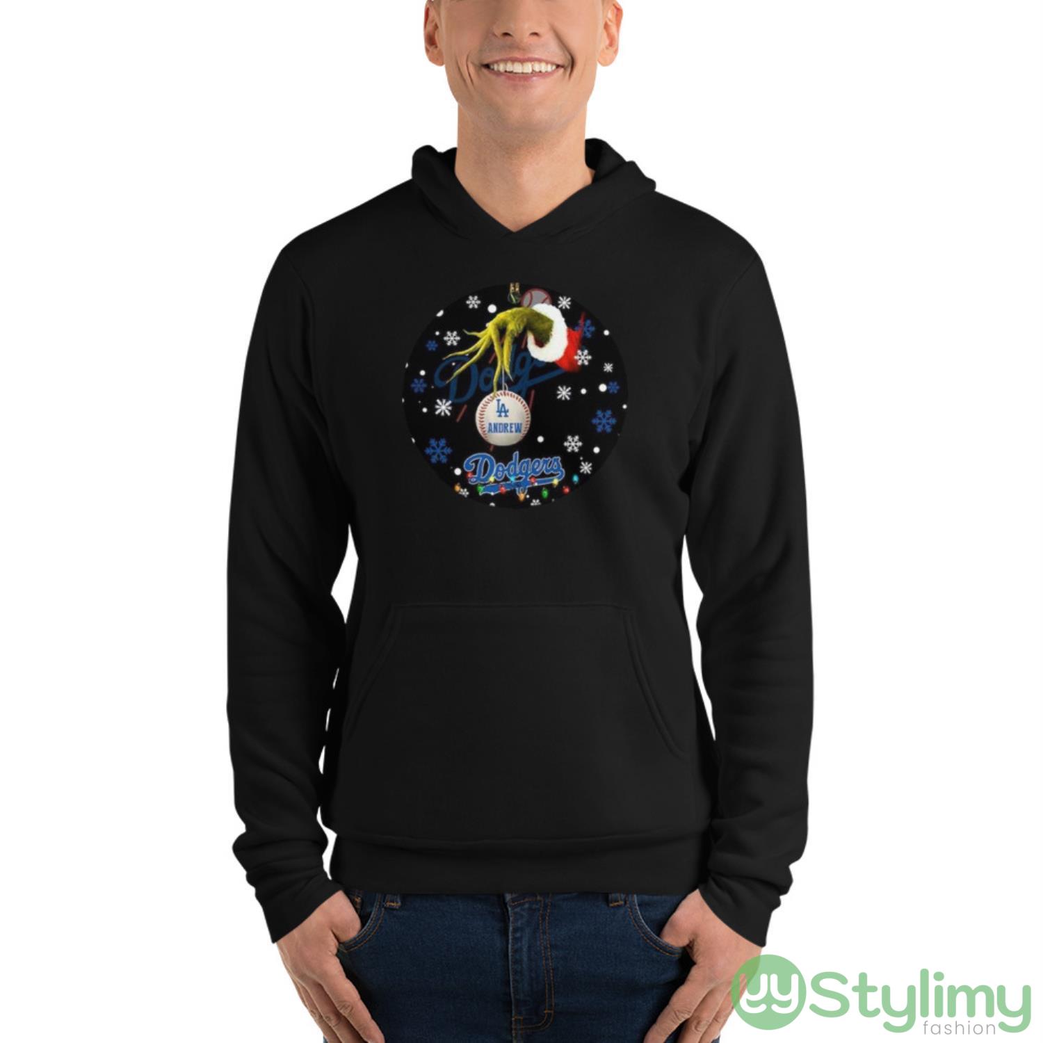 Grinch Los Angeles Dodgers Christmas Ceramic Grinch Christmas Shirt 10 Grinch Los Angeles Dodgers Christmas Ceramic Grinch Christmas Shirt - Unisex Fleece Pullover Hoodie
