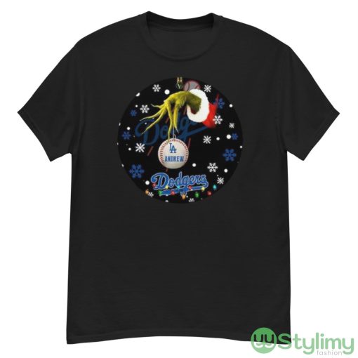 Grinch Los Angeles Dodgers Christmas Ceramic Grinch Christmas Shirt - G500 Men’s Classic T-Shirt