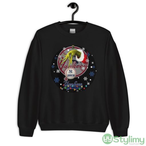 Grinch New York Yankees Christmas Ceramic Grinch Christmas Shirt - Unisex Crewneck Sweatshirt