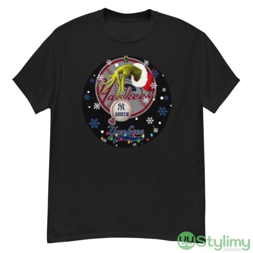 Grinch New York Yankees Christmas Ceramic Grinch Christmas Shirt - G500 Men’s Classic T-Shirt