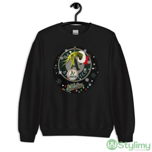 Grinch Oakland As Christmas Ceramic Grinch Christmas - Unisex Crewneck Sweatshirt
