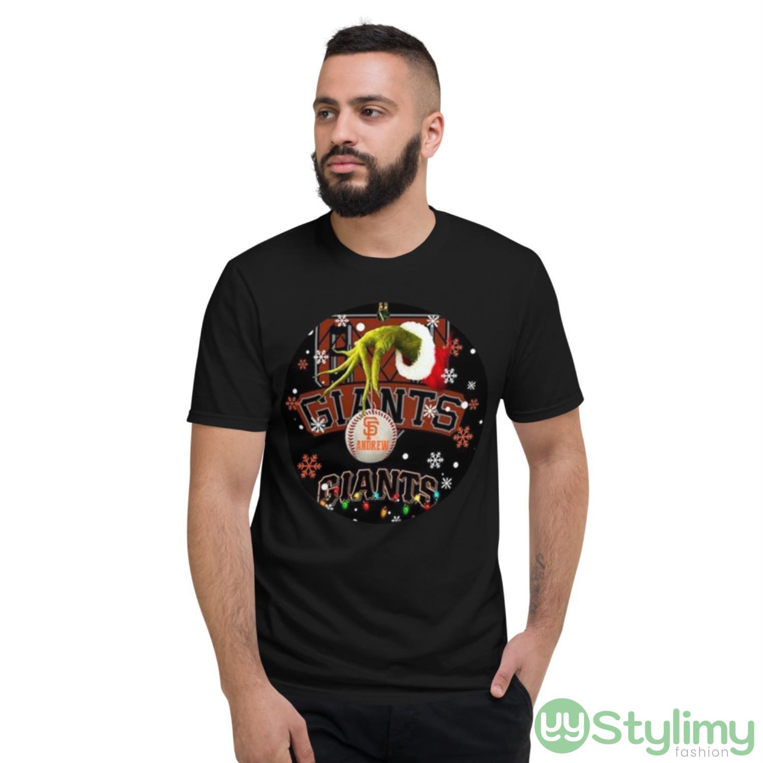 Grinch San Francisco Giants Christmas Ceramic Grinch Christmas Shirt 10 Grinch San Francisco Giants Christmas Ceramic Grinch Christmas Shirt - Short Sleeve T-Shirt