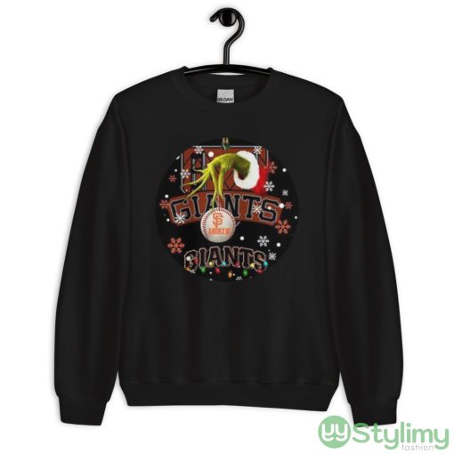 Grinch San Francisco Giants Christmas Ceramic Grinch Christmas Shirt - Unisex Crewneck Sweatshirt