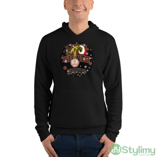 Grinch San Francisco Giants Christmas Ceramic Grinch Christmas Shirt - Unisex Fleece Pullover Hoodie