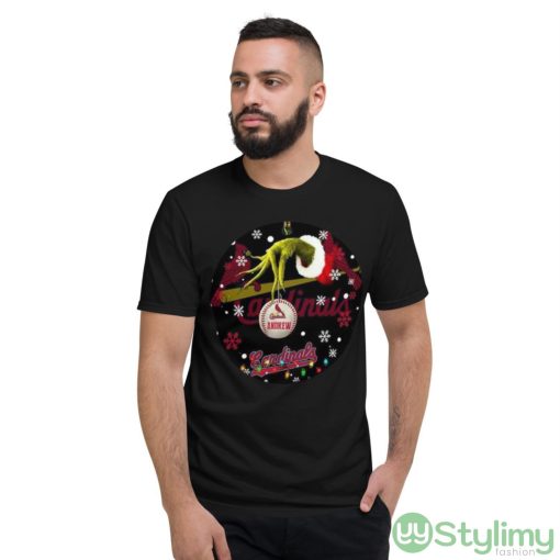 Grinch St. Louis Cardinals Christmas Ceramic Grinch Christmas Shirt - Short Sleeve T-Shirt