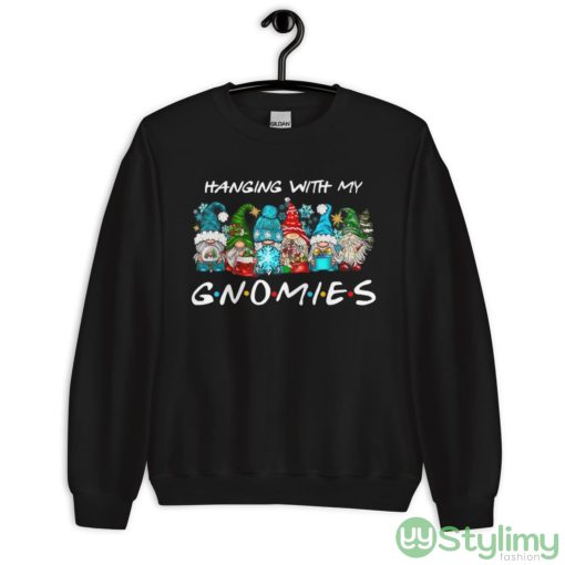 Hanging With My Gnomies Christmas Shirt Gnome Christmas Shirt - Unisex Crewneck Sweatshirt