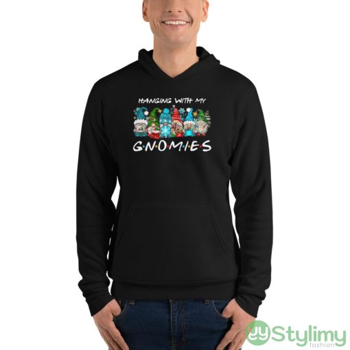 Hanging With My Gnomies Christmas Shirt Gnome Christmas Shirt - Unisex Fleece Pullover Hoodie