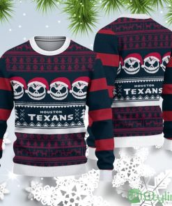 Houston Texans Christmas Reindeer Pattern Ugly Christmas Sweater Product Photo 1