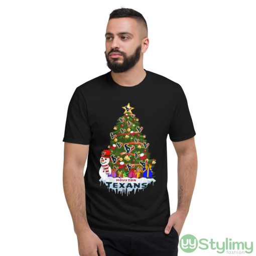 Houston Texans Merry Christmas Nfl Football Sports Shirt - Short Sleeve T-Shirt