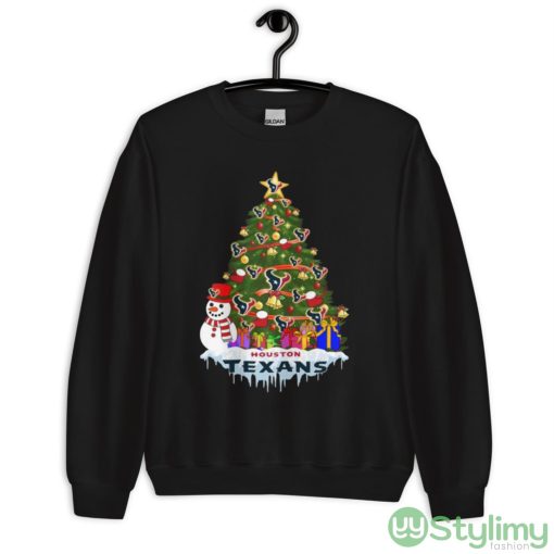 Houston Texans Merry Christmas Nfl Football Sports Shirt - Unisex Crewneck Sweatshirt