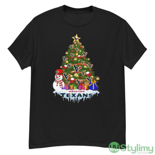 Houston Texans Merry Christmas Nfl Football Sports Shirt - G500 Men’s Classic T-Shirt