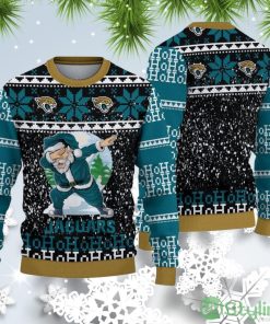 Jacksonville Jaguars Christmas Santa Claus Ugly Christmas Sweater Product Photo 1
