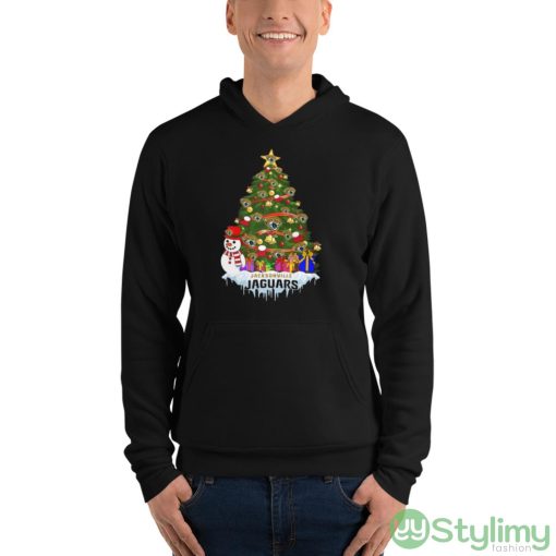 Jacksonville Jaguars Merry Christmas Nfl Football Sports Shirt - Unisex Fleece Pullover Hoodie