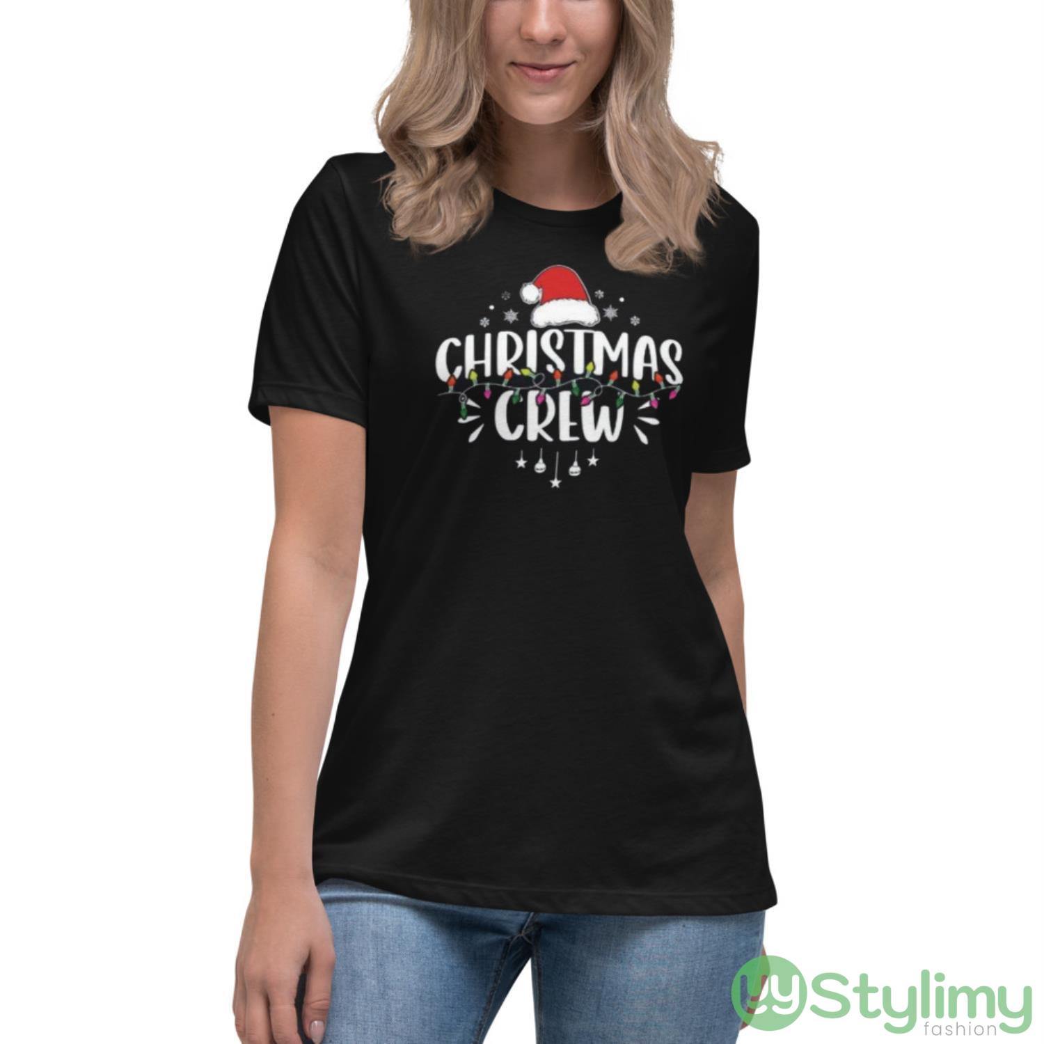 Matching Family Group Christmas Shirt Christmas Crew 7 Matching Family Group Christmas Shirt Christmas Crew - Women's Relaxed Short Sleeve Jersey Tee
