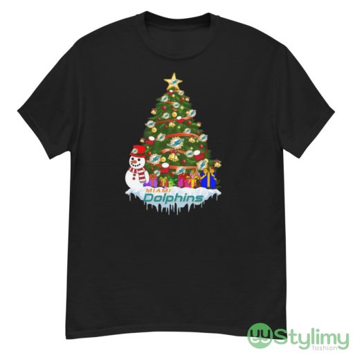 Miami Dolphins Merry Christmas Nfl Football Sports Shirt - G500 Men’s Classic T-Shirt