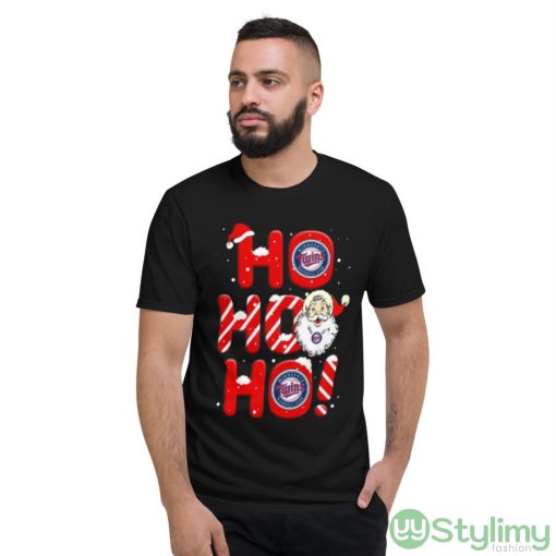 Minnesota Twins MLB Baseball Ho Ho Ho Santa Claus Merry Christmas Shirt - Short Sleeve T-Shirt