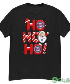 Minnesota Twins MLB Baseball Ho Ho Ho Santa Claus Merry Christmas Shirt - G500 Men’s Classic T-Shirt