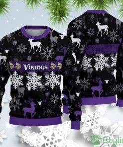 Minnesota Vikings Pattern Ugly Christmas Sweater Product Photo 1