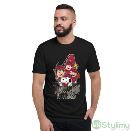 MLB Arizona Diamondbacks Snoopy Charlie Brown Woodstock The Peanuts Movie Baseball Shirt