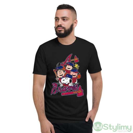 MLB Atlanta Braves Snoopy Charlie Brown Woodstock The Peanuts Movie Baseball Shirt Shirt